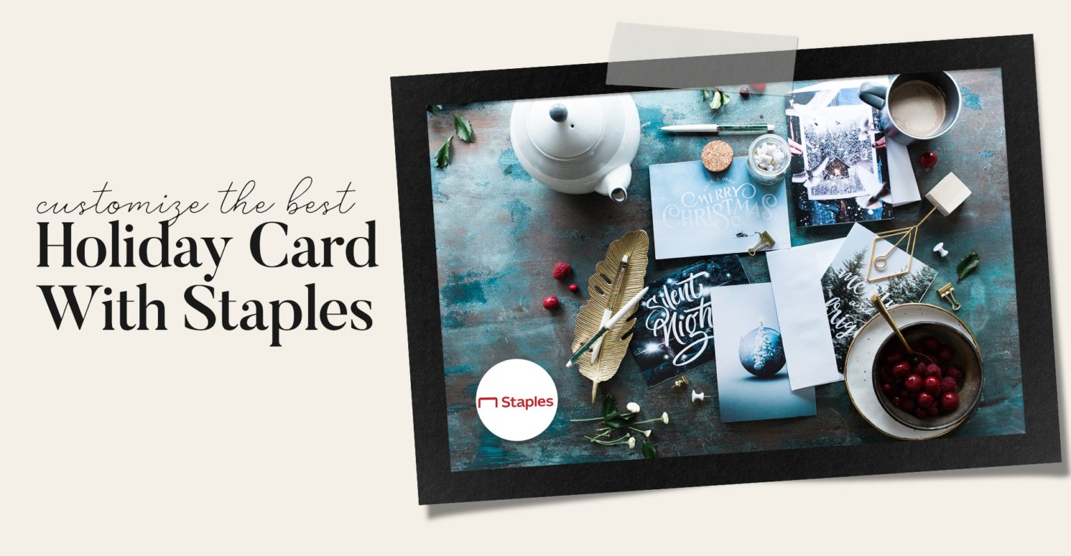 Customize The Best Holiday Card This Year! [Staples]