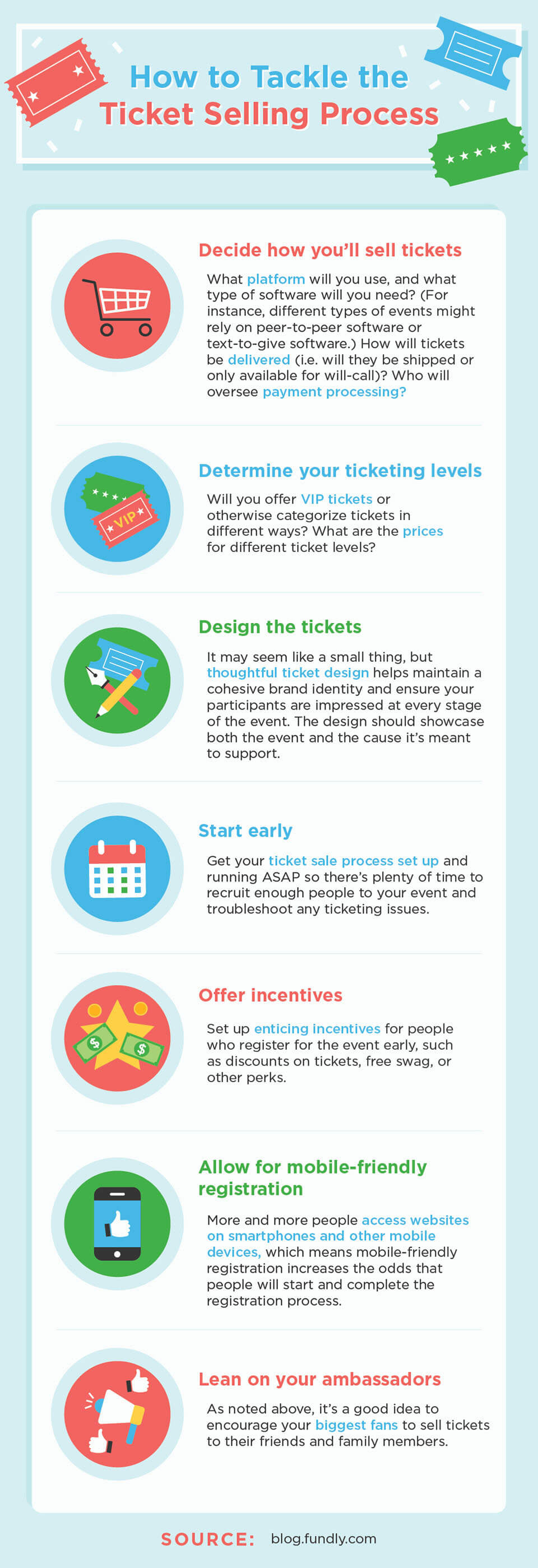 how to sell tickets to your fundraising event