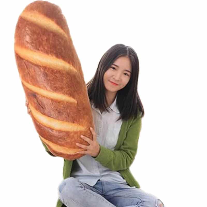 3D Bread Plush Pillow