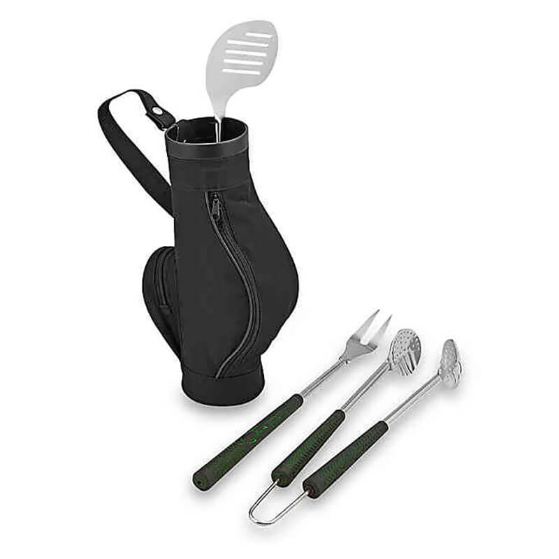 Golf style grilling tool