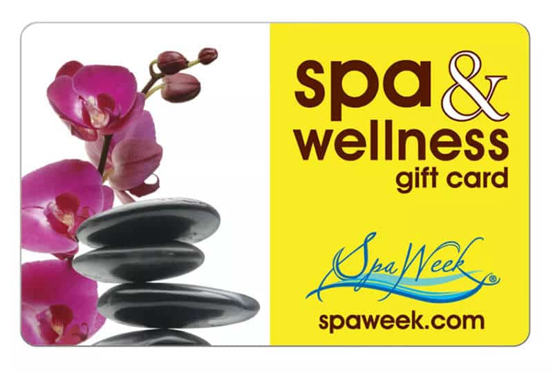 gift card from Spa Week
