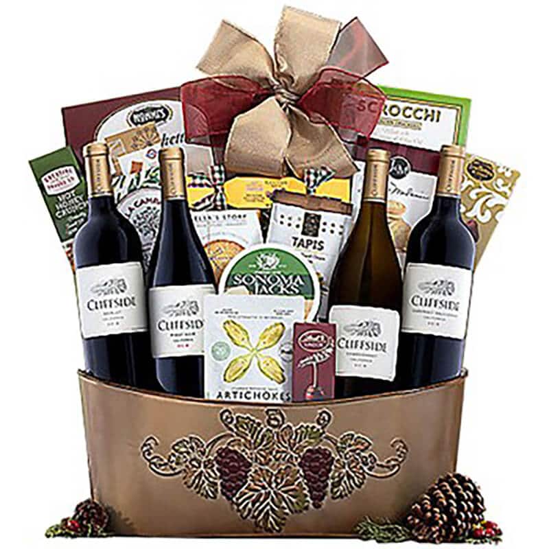 Champagne gift basket