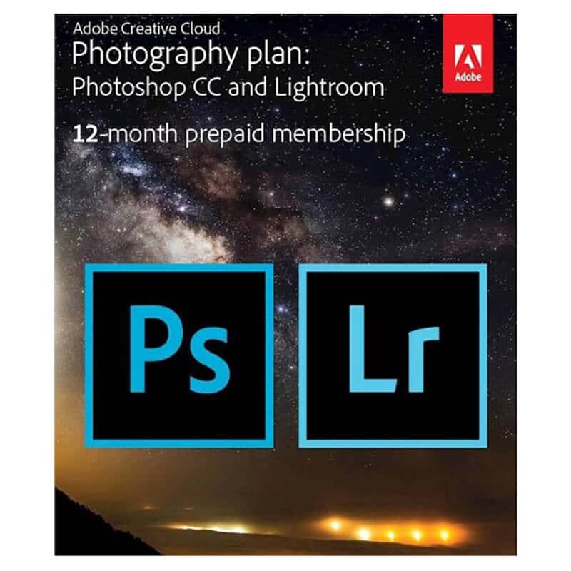 Adobe Creative cloud photography plan