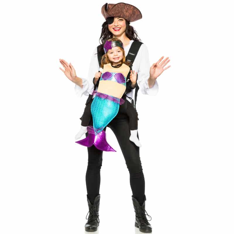 Adult Pirate and Mermaid Toddler Carrier