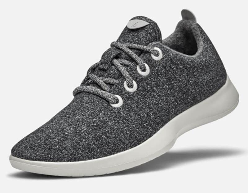Black and white cashual sneakers from Allbirds