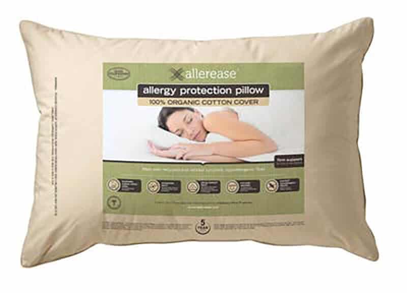 The AllerEase Organic Cotton Top Allergy Protection Pillow
