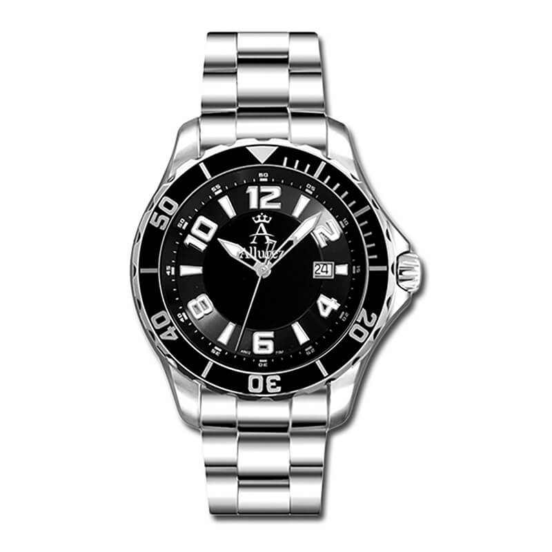Classic looking stainless steel watch