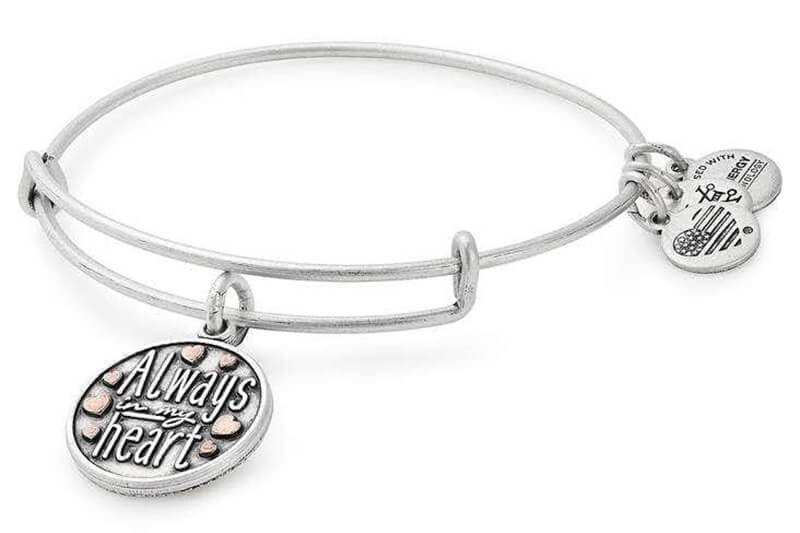 Beautiful jewelry from Alex and Ani charm bangle