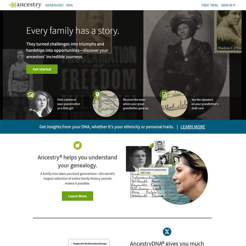 AncestryDNA Page