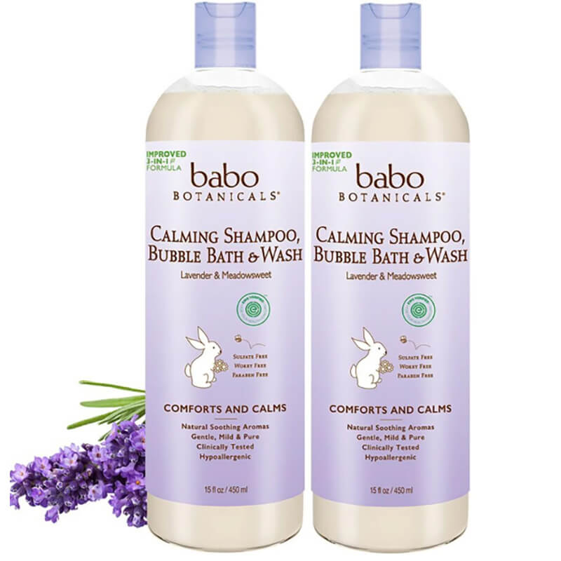Soothing lavender scented shampoo