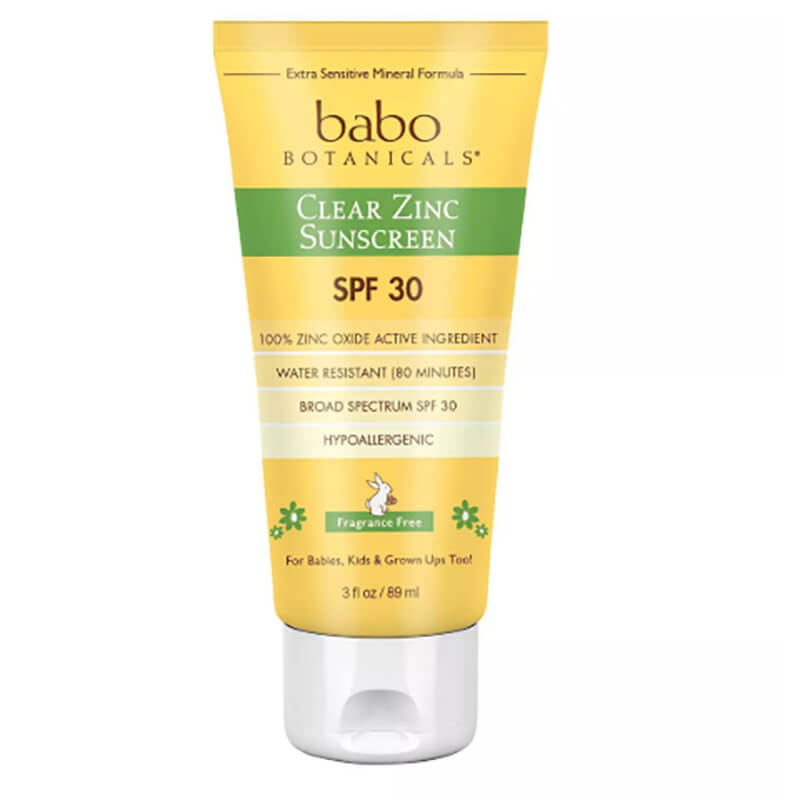 Babo botanicals clear zinc sunscreen spf 30