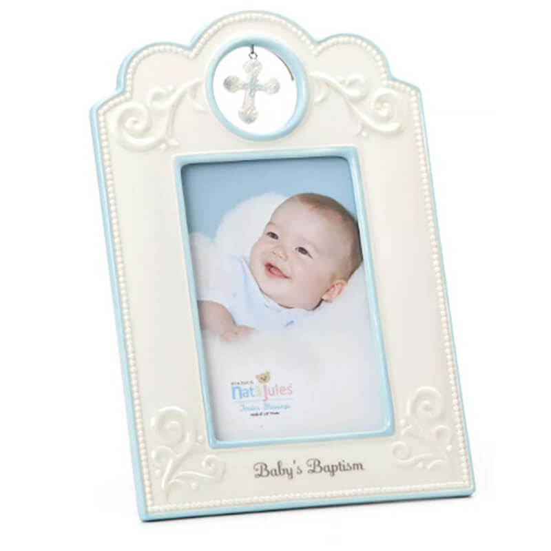 Picture frame designed child's baptism