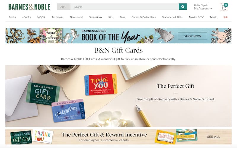 Barnes & Noble Gift Card