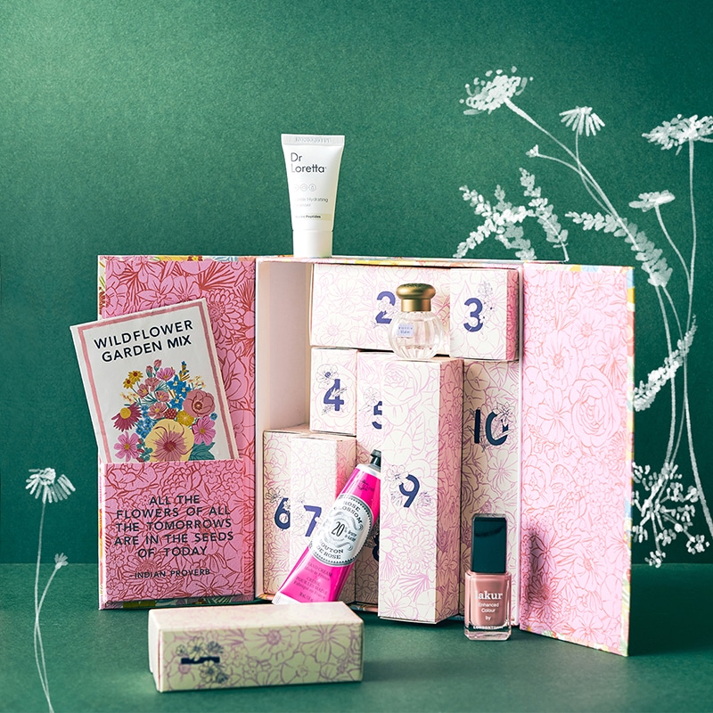 floral-themed gift set