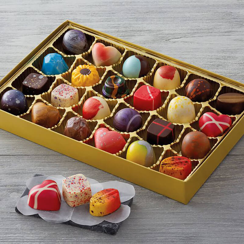 Gourmet gift basket Belgian chocolate lover