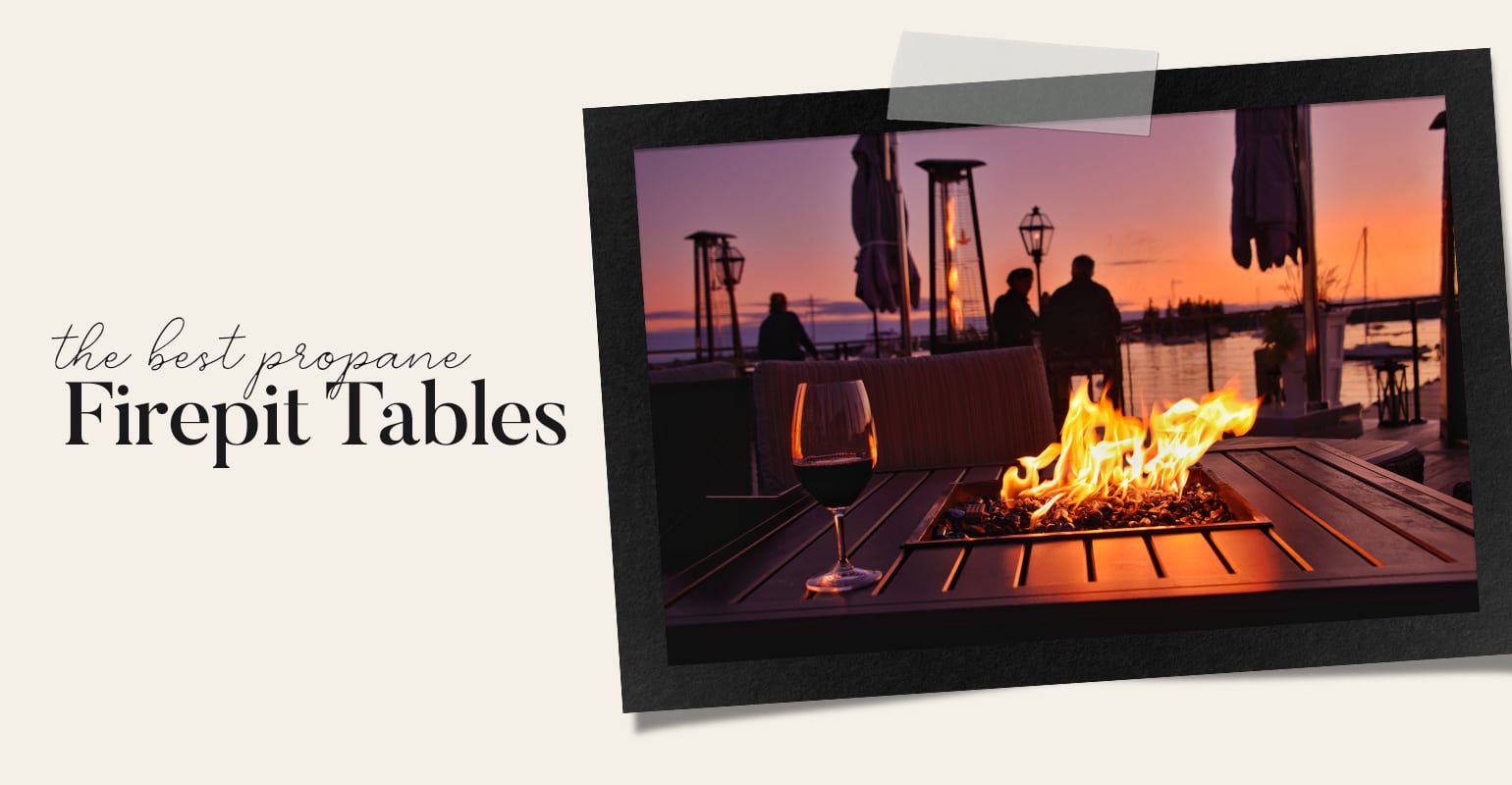 best propane fire pit tables