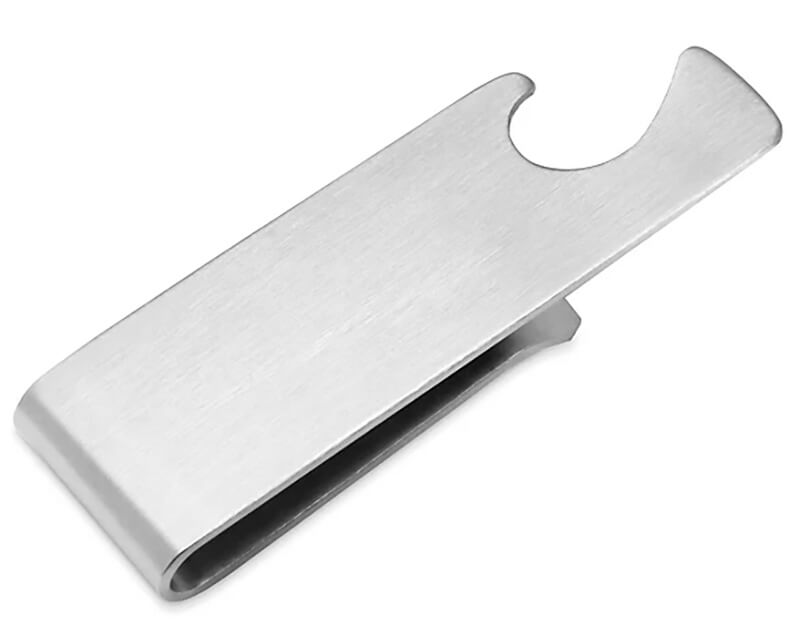 Stainless steel slide on clip
