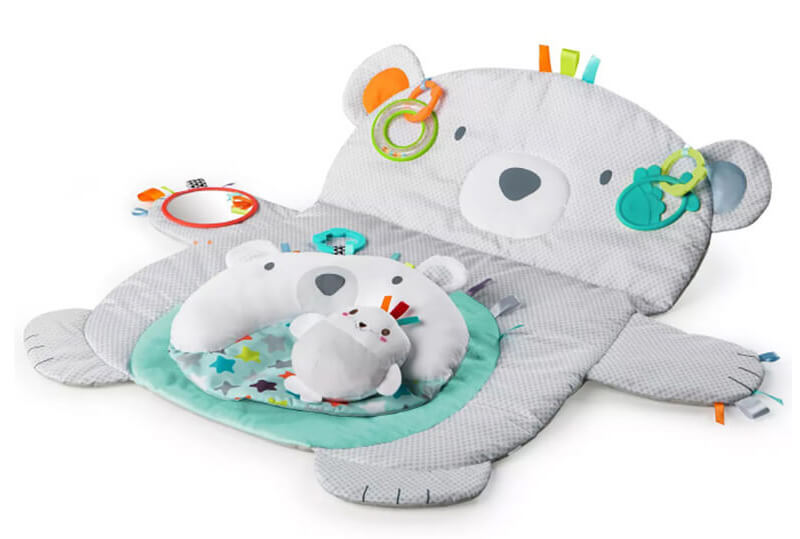 Bright starts tummy time prop and play mat