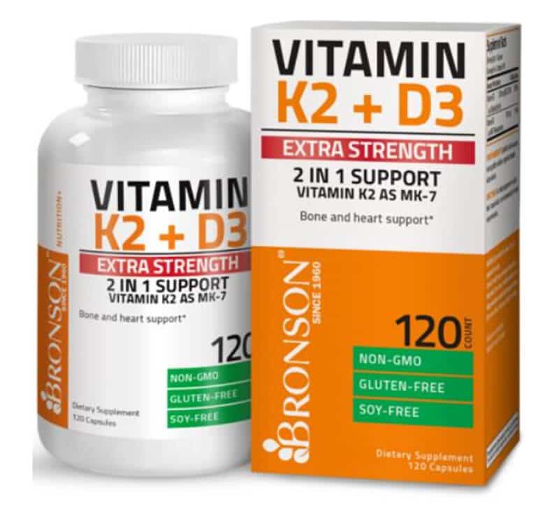 Vitamin K2 and D3 extra strength