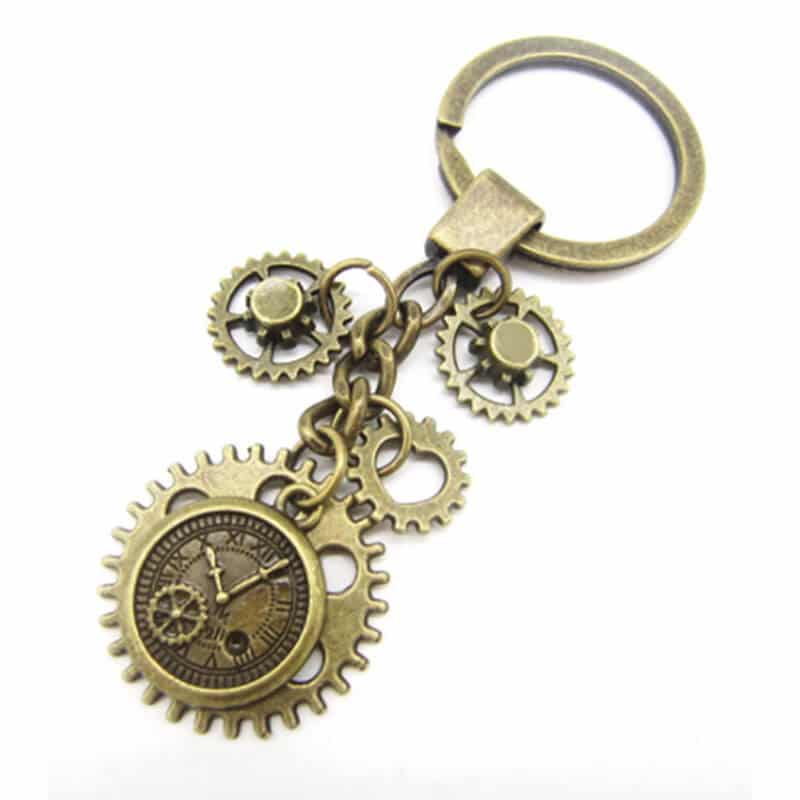 Bronze plated keychain