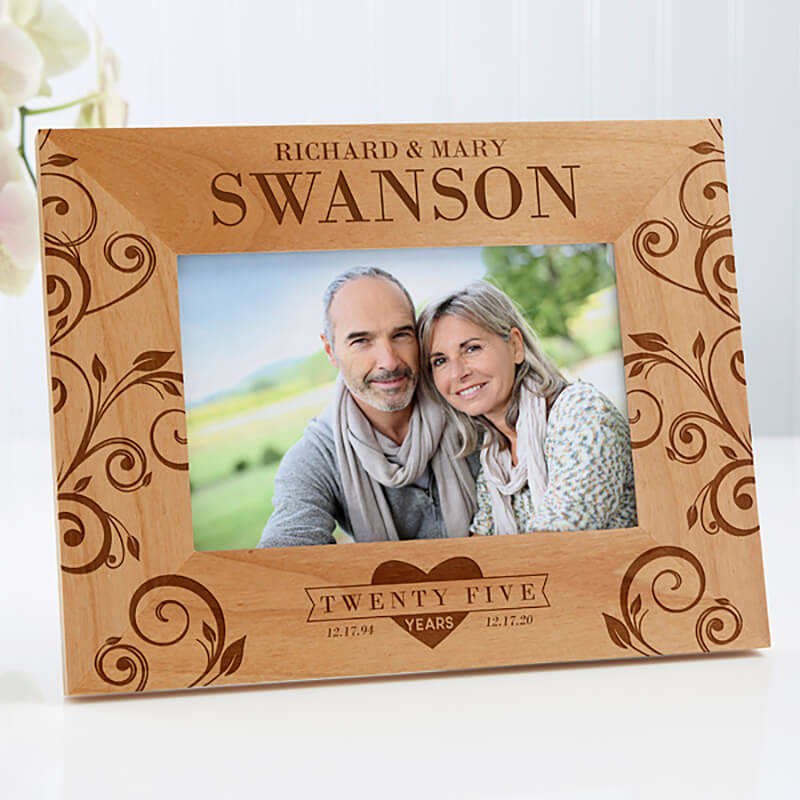 Personalize 4x6 inch wood frame