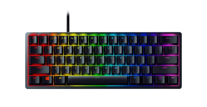 Keyboard with RGB lights