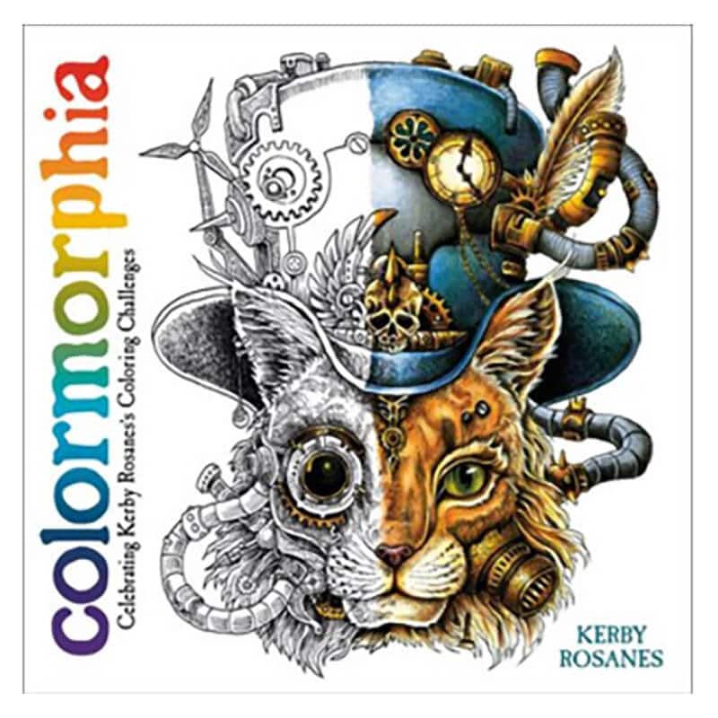 Book based gifts for artists title Colormorphia