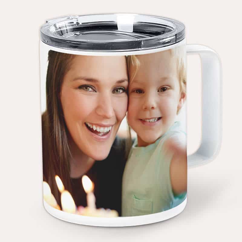 Custom photo print mugs