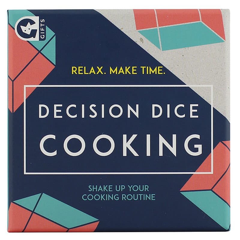 Decision dice cooking as a housewarming