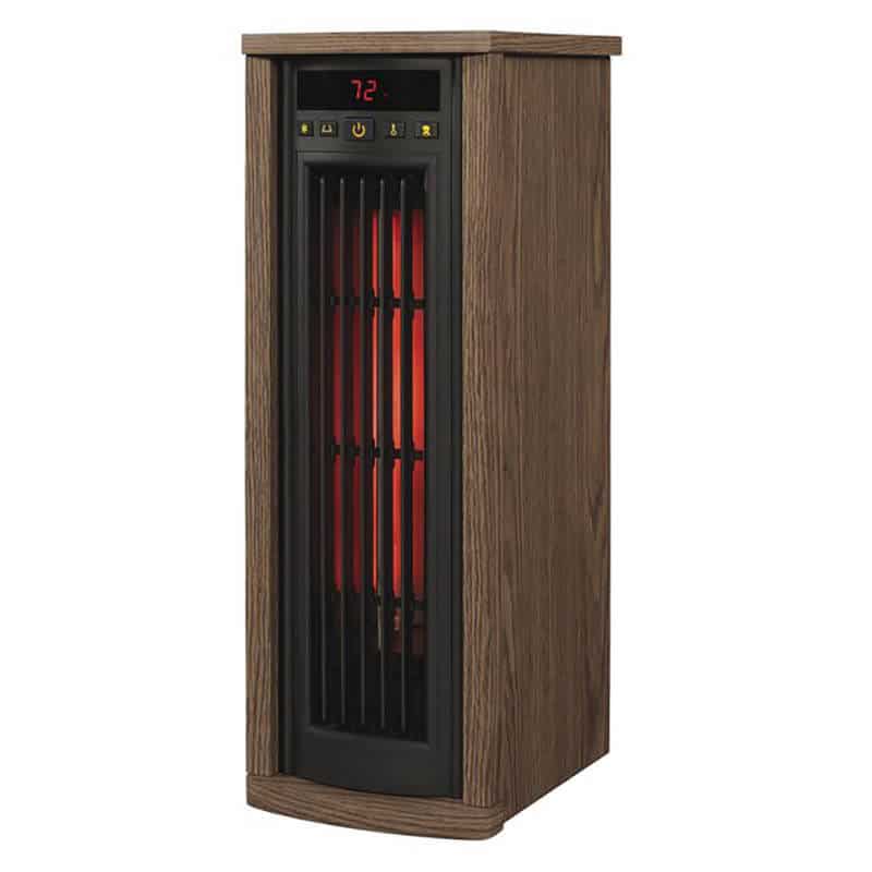 Solid hardwoods Duraflame Electric Infrared Tower Heater
