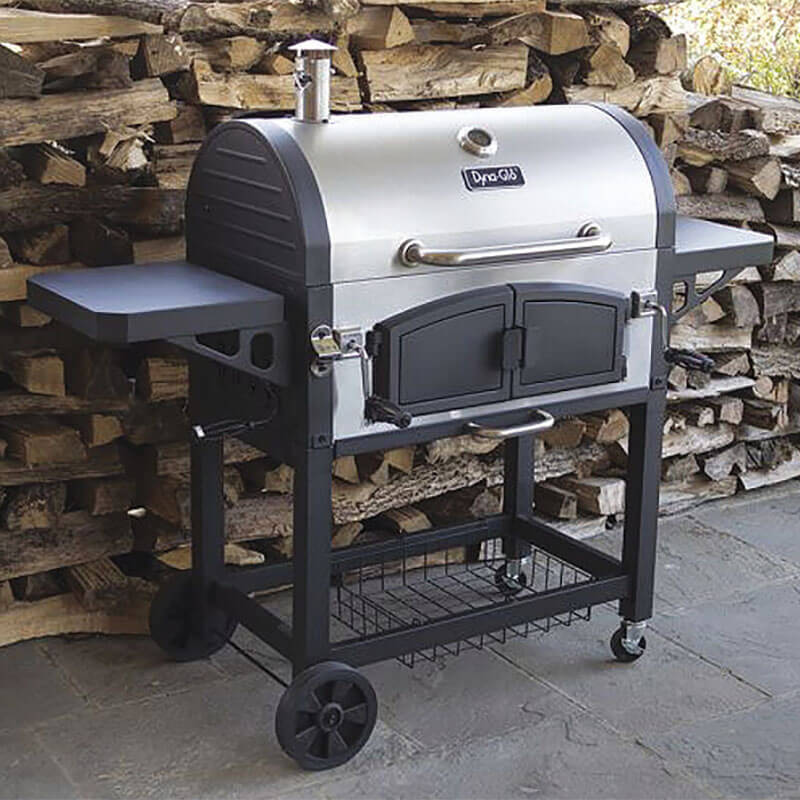 Dyna glo dual chamber charcoal grill