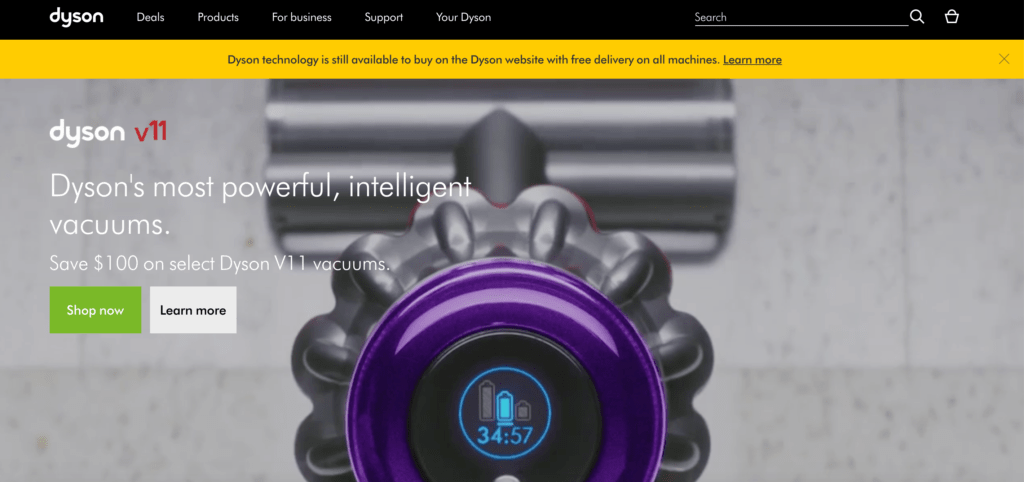 dyson home page