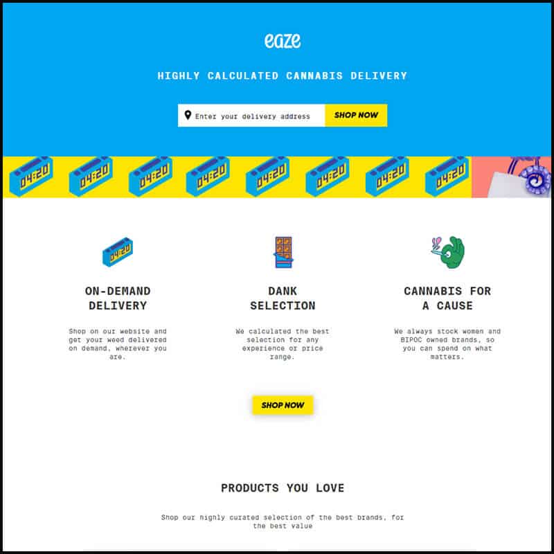 Eaze On demand delivery
