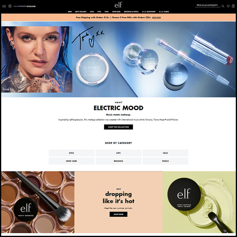 elf Cosmetics back to school Sale