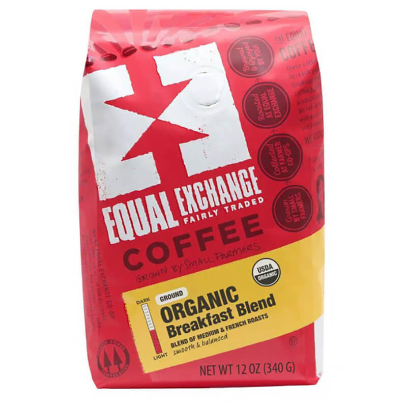 Equal Exchange fairly traded coffee