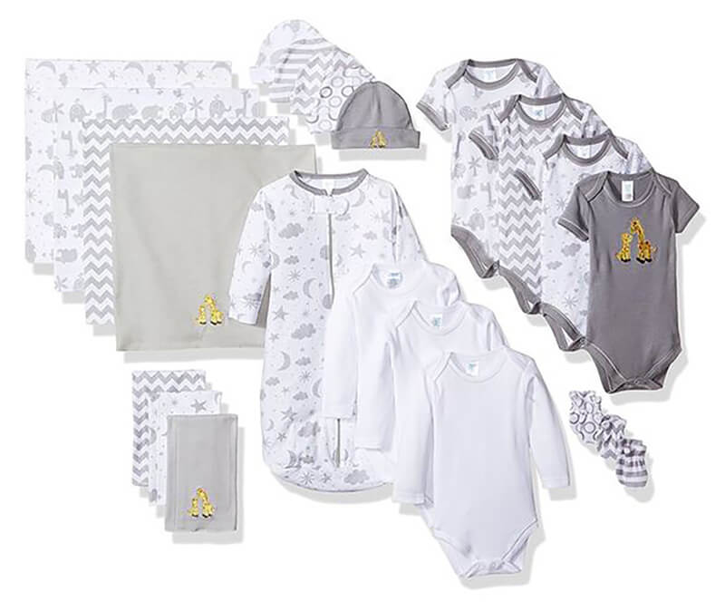 Baby essential clothing set