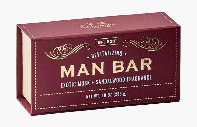 exotic musk and sandalwood bar soap