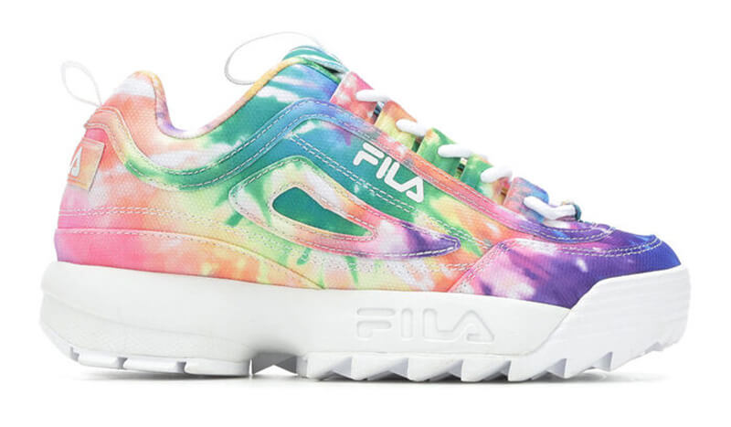Fila released Disrupter II Tie Dye Sneaker