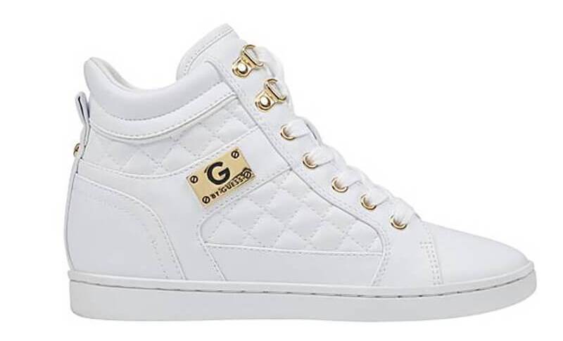 White women sneakers from Guess