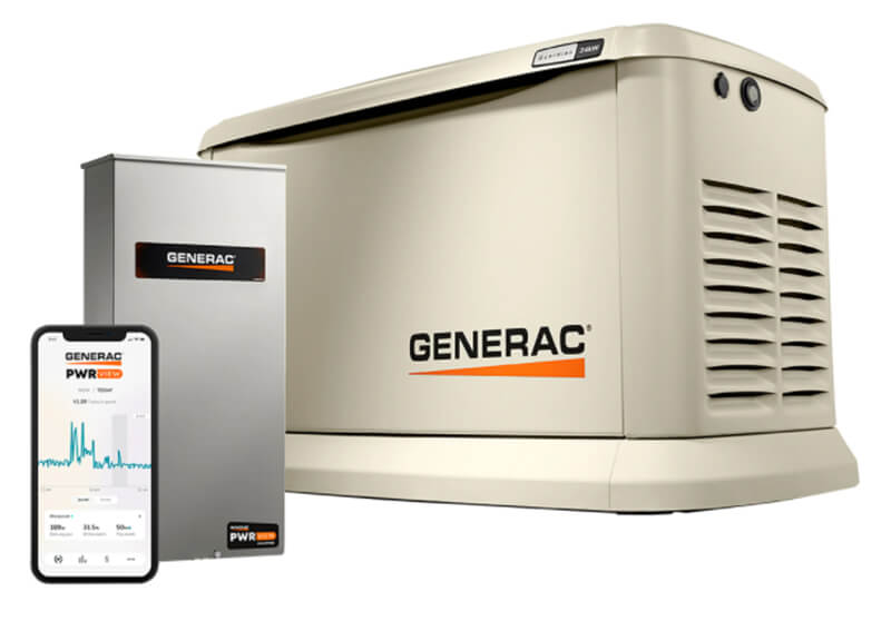 Largest air cooled generator the generac home standby generator