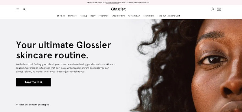 Glossier Supports Black Lives Matter