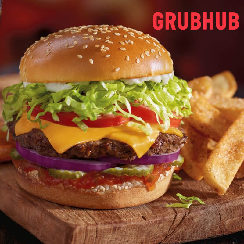 GrubHub burger