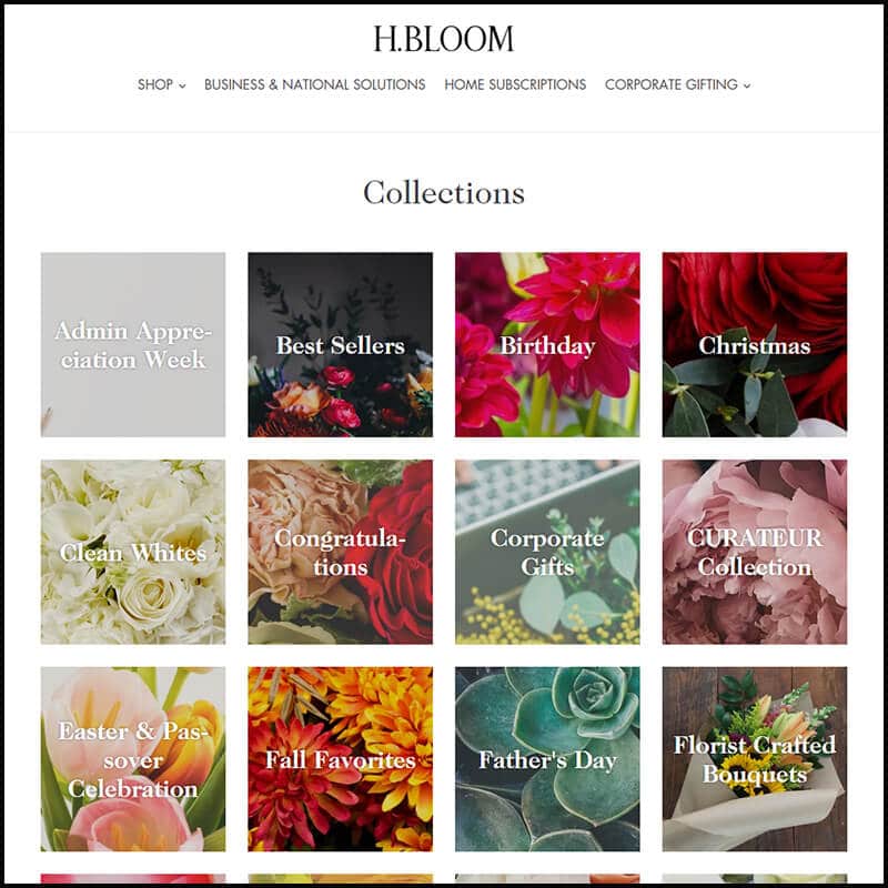 H.Bloom Collections Page