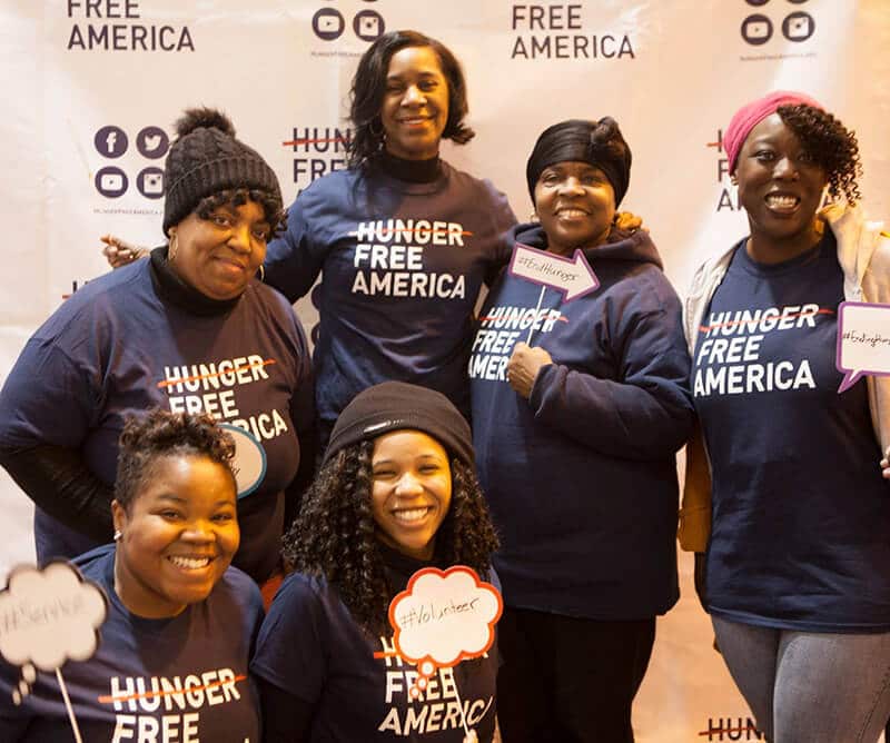 Hunger Free America volunteers