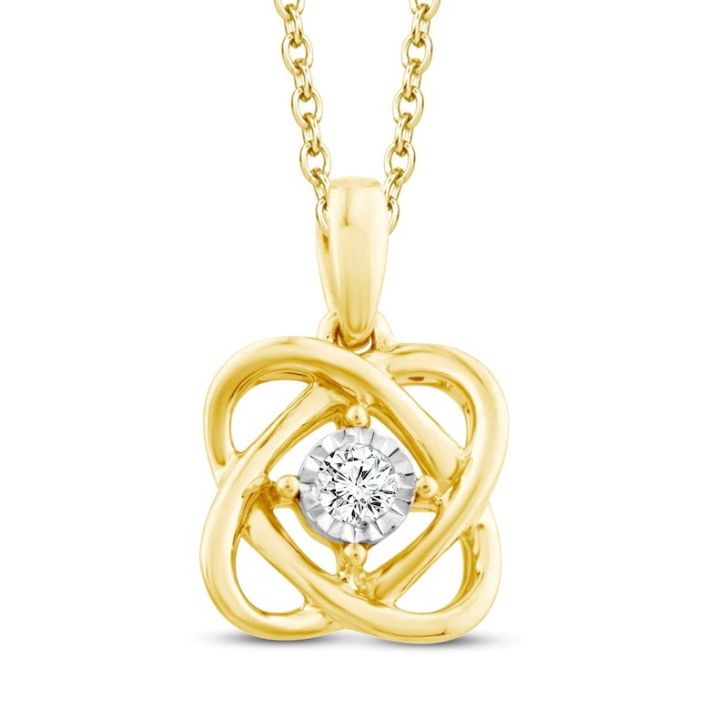 kay jewelers gold diamond necklace