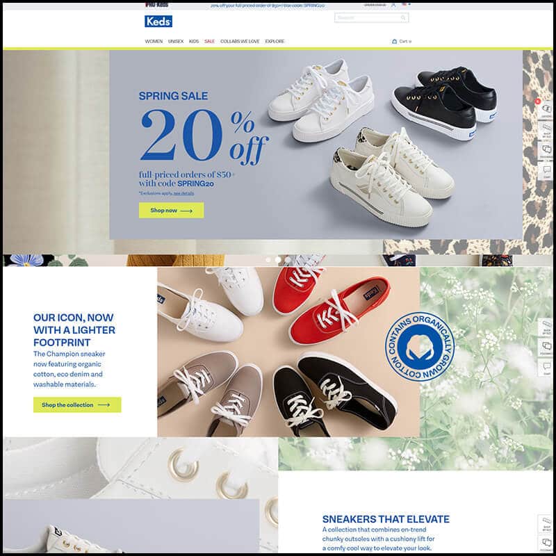 Keds Canvas Sneakers page
