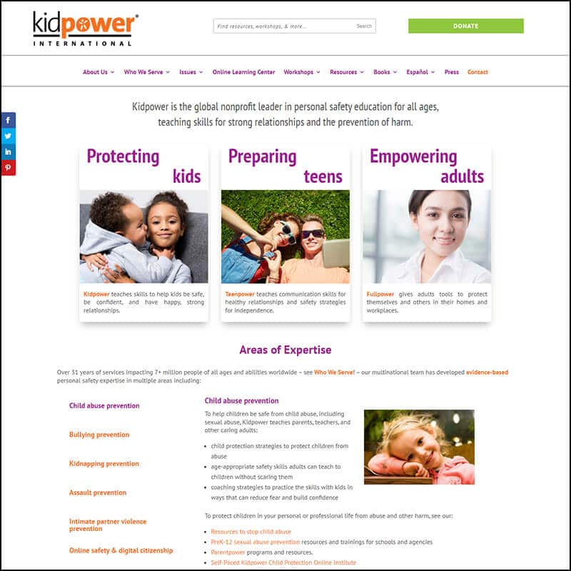 Kidpower website