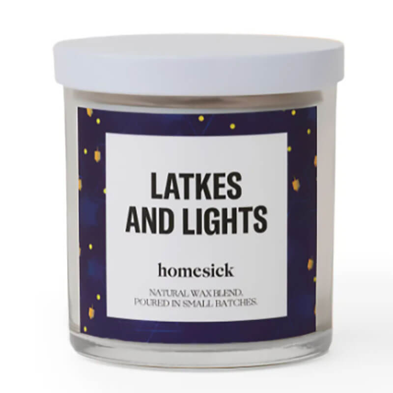 Scent of Latkes Hanukkah Themed Candle