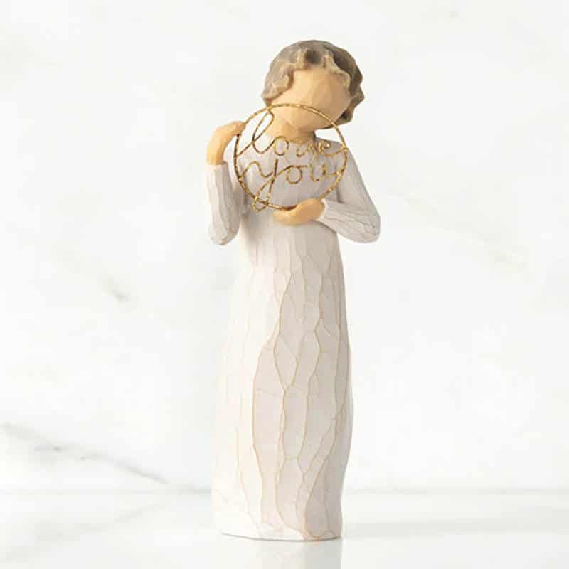 love you figurine designed by Susan Lordi