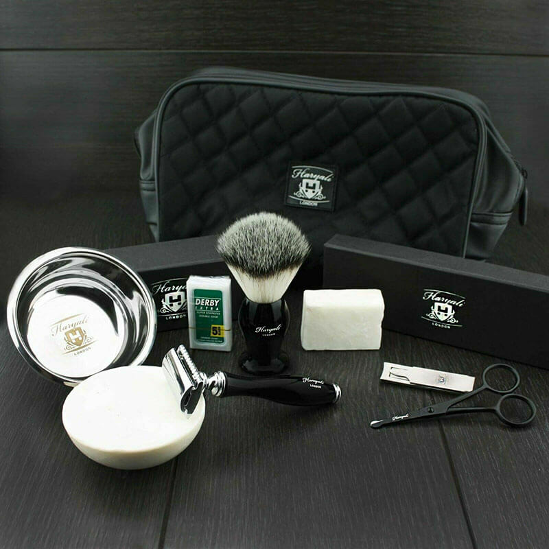  Luxury safety razor shaving kit
